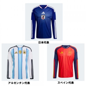 adidas アディダス 代表ホームユニフォーム サッカー 長袖シャツ